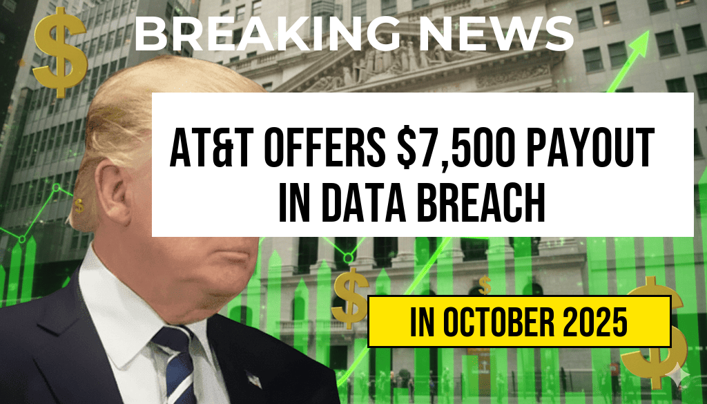 AT&T Offers $7,500 Payout to All Victims in $177 Million Data Breach Settlement – Apply Today
