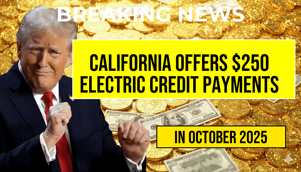 California Announces Direct Payments of Up to $250 to Over 11.5 Million Households for Electric Credits with Minimal Action Required