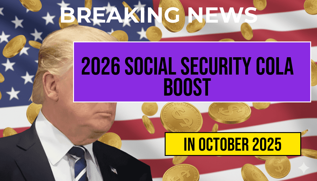 Forecasted 2026 Social Security COLA to Increase Benefits for Retirees Aged 62 to 80