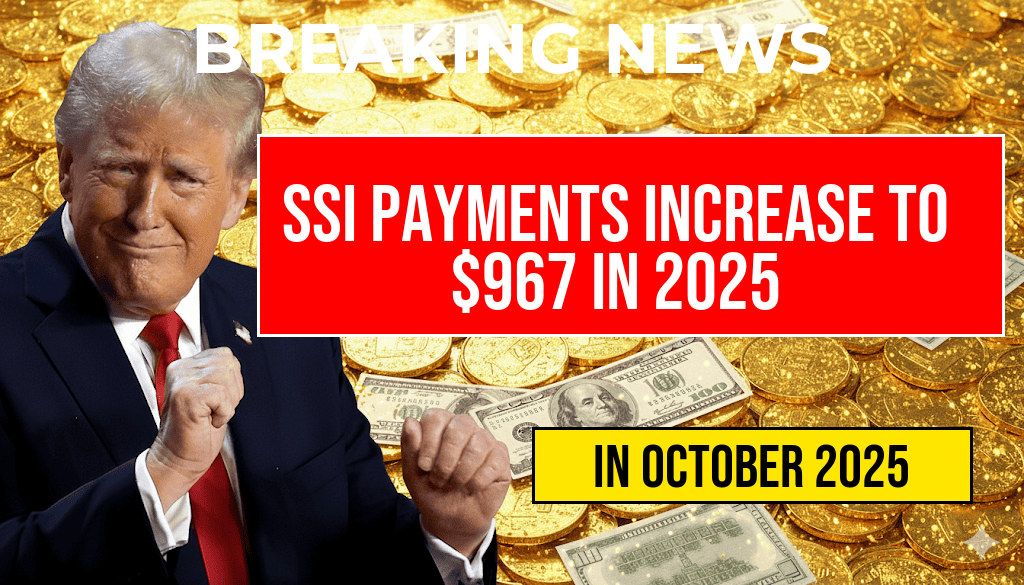 Maximum Monthly Federal SSI Payment Increased to $967 for Individuals Starting January 2025