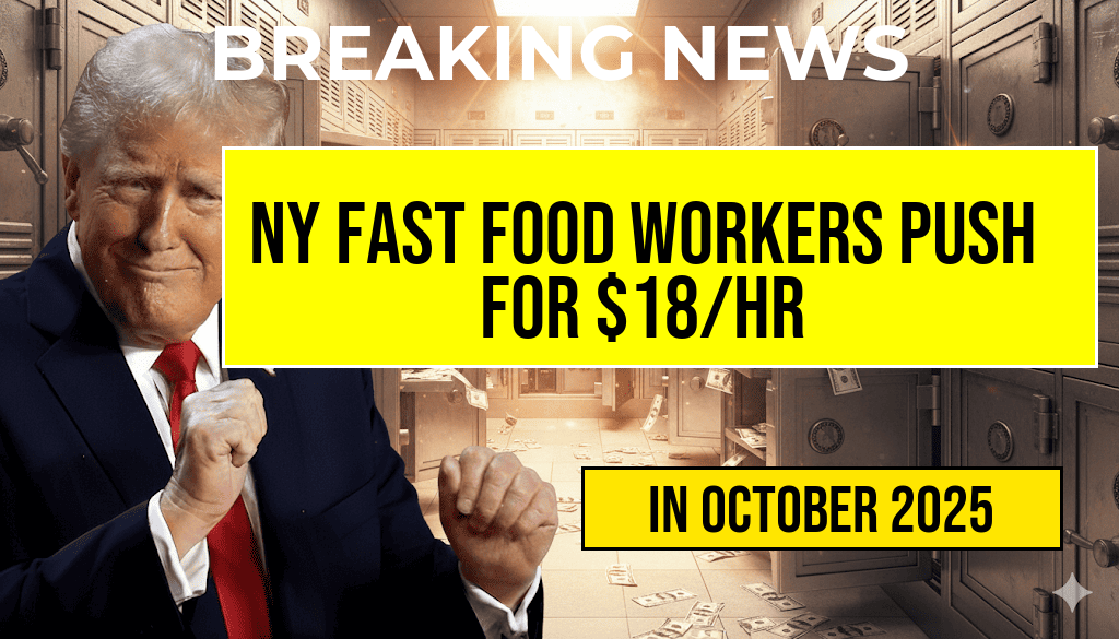 New York Fast Food Workers Advocate for $18 an Hour Minimum Wage in the City