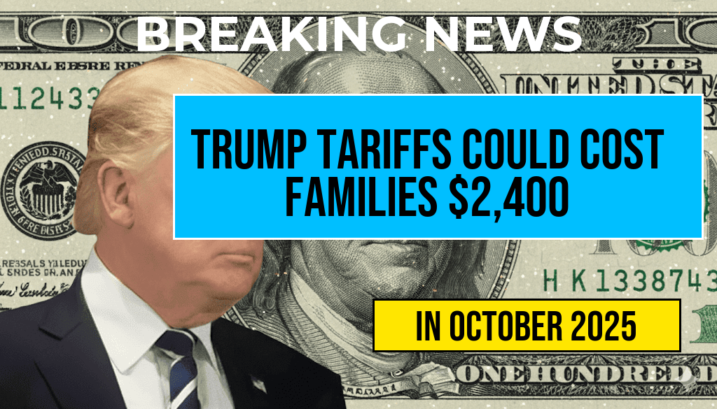 Trump Tariffs May Increase Family Expenses by $2,400 Annually: Analyzing the ‘Turbulence Tax’ Impact