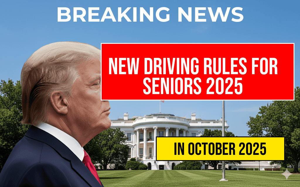 U.S. Implements New Driving License Regulations for Seniors Starting October 2025—Essential Changes for Drivers Over 70